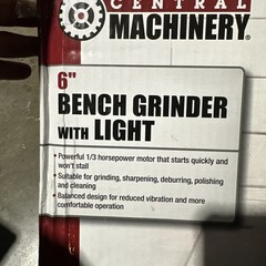 6″ 1/2 Horsepower Bench Grinder