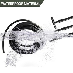 YYTQP Windshield Washer Hose Kit, 4 Meter Fluid 1 Set #012, Black