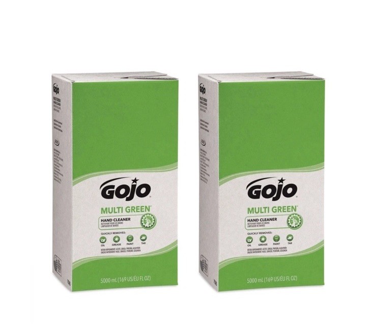 GOJO 7565 MULTI GREEN 5000 mL Hand Cleaner Refill for PRO TDX Dispenser(2/CT)New