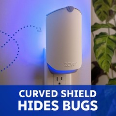 Zevo Flying Insect Trap – Plug-in Indoor Fly 1 Device & 1 Cartridge, White