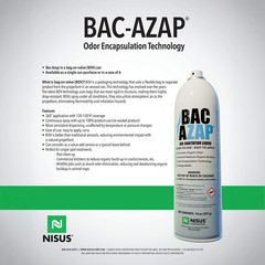 Bac-Azap Bio Sanitation Liquid Spray Organic Odor Cleaner 14 oz by Nisus Corp