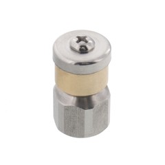 Erie Tools Rotating 1/4″ Sewer Jetter Nozzle for Drain Cleaning 4.5 Orifice