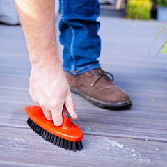 Heavy Duty Workbench Dust Brush Red & Black