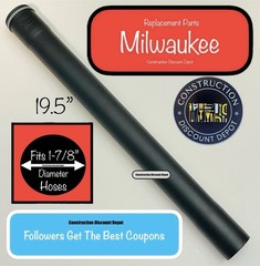 Milwaukee 49-90-1987 1-7/8″ Replacement Extension Wand Shop Vacuum 0910-20