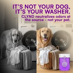 CLYND Washing Machine Cleaner Tablets 24 Pack 1 Count (Pack of 24), Lavender