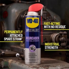 WD-40 Specialist Degreaser with Smart Straw, Heavy-Duty Degreaser for Breaking