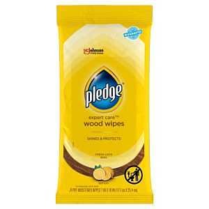 Pledge 72807 Furniture Wipe, White, Liquid, Lemon, Pleasant