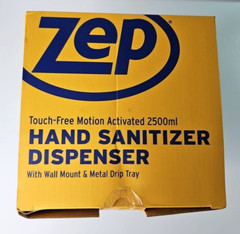 Hand Sanitizer Dispenser Touch Free Motion Activated 2500ml Zep New Open Box