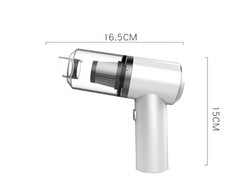 Handheld Cordless Mini Vacuum Cleaner, Bagless, Crevice Tool & Dusting Brush, Ca