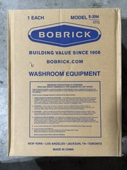 Bobrick B-3094 CLASSICSERIES RECESSED SANITARY NAPKIN AND TOILET PAPER DISPENSER