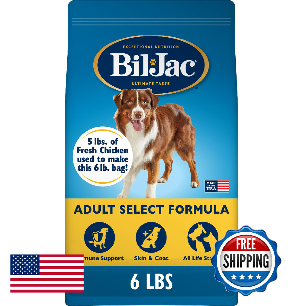 Bil-Jac Adult Select Dry Dog Chicken 6 Lb Bag Blj-006