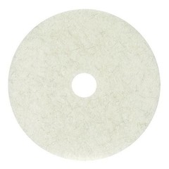 Boardwalk 4019NAT Natural Burnishing Floor Pads, 19″ Diameter, White, 5/Carton