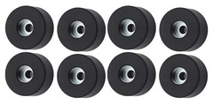 bizhala 8PCS 192310GS Air Compressor Isolator Rubber Feet Foot Mount Black