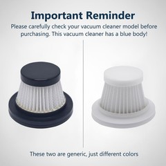 6-Pack LT-117C HEPA Vacuum Filter Replacement with Cleaning Brush,…
