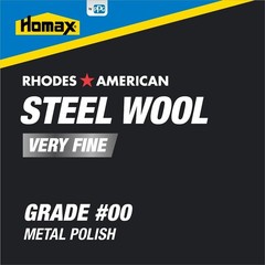 Homax Fine Grade #00 Steel Wool (12-Pad)