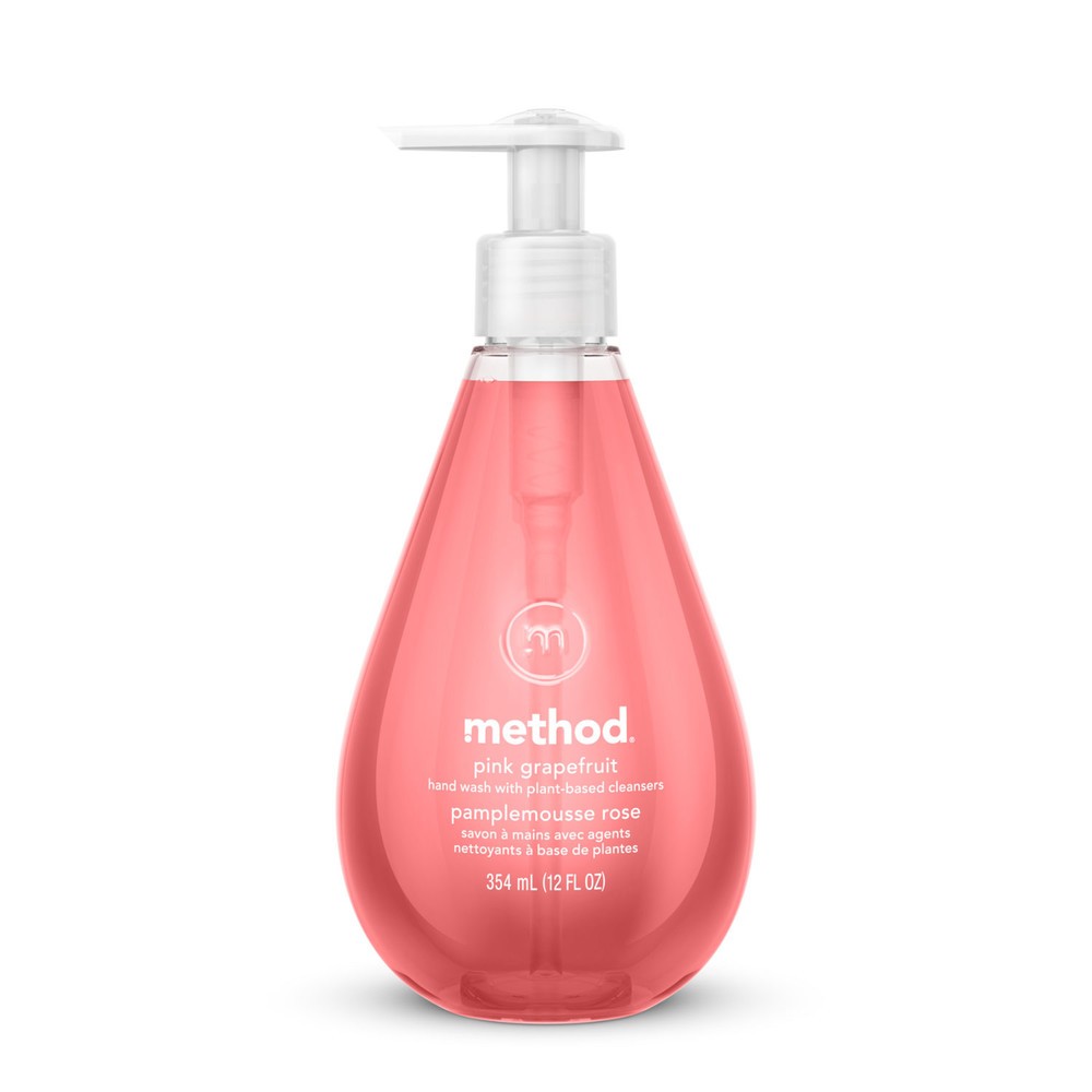 Method 00039CT 12 oz Gel Hand Wash – Pink Grapefruit Scent (6/Carton) New