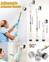 1500 rpm high-power electric cleaning brush