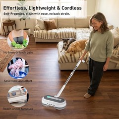 Floor Scrubber Cleaner Machine Commercial Hard Polisher Compact Electric Mop New