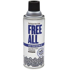 Free All Rust Eater Deep Penetrating Oil, 11 Oz Aerosol – Loosens Rust