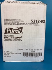 PURELL 521202 2000 ml Education Healthy Soap Fragrance Free Foam (2/Carton) New