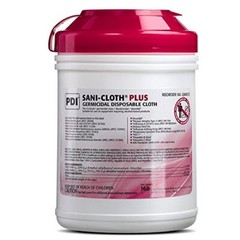 PDI Q89072 Sani-Cloth Plus Large Germicidal Sterilizing Wipes 6″ x 6.75″ 160/Pk
