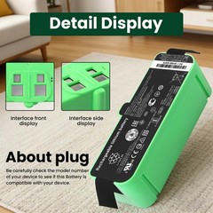 Antiee Upgrade Replacement Battery For Irobot Roomba 960 980 981 970 965 801