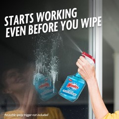 Windex Refill Glass and Window Cleaner Bottle, Bottle 67.6 Fl Oz (Pack of 1)