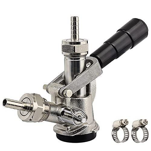 Keg Coupler, Sankey D Tap with 304 Stainless Steel Probe, Black