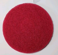 Lot of 5 Red Floor Buffer Scrubbing Pads 12″ Round Cleaning Polishing Machine