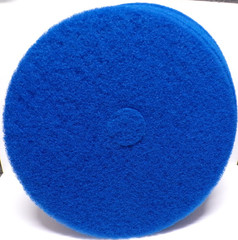 Glit/Microtron 20″ Blue Stripping Floor Maintenance Pads 5-Carton 20209