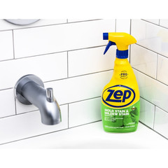 Zep Mold & Mildew Stain Remover Professional Industrial-Strength Bleach Formula