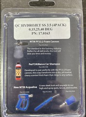 MTM Hydro 17.0163 QC Hydrojet SS 3.5 Power Washer Tips 4 pack