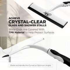 Fuller Brush Easy Grip Handheld Squeegee – For Shower Walls Doors Tub Surfaces