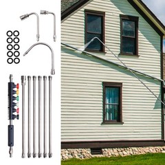 Xiny Tool Pressure Washer Extension Wand, 10 Pack Power 120 inches