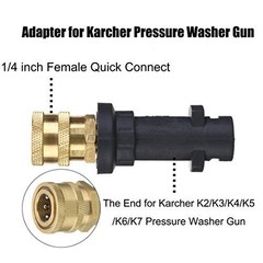M MINGLE Foam Cannon, Compatible with Karcher K2, K3, K4, K5, K6, K7 white