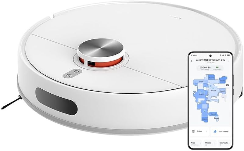 Xiaomi Robot Vacuum S40 Smart Sweep & Mop Robot 5200mAh Self-Charging Cleaner