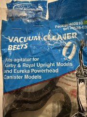 Hoover 40201089 Vacuum Replacement Belts Kirby, Royal Upright, 2/pk