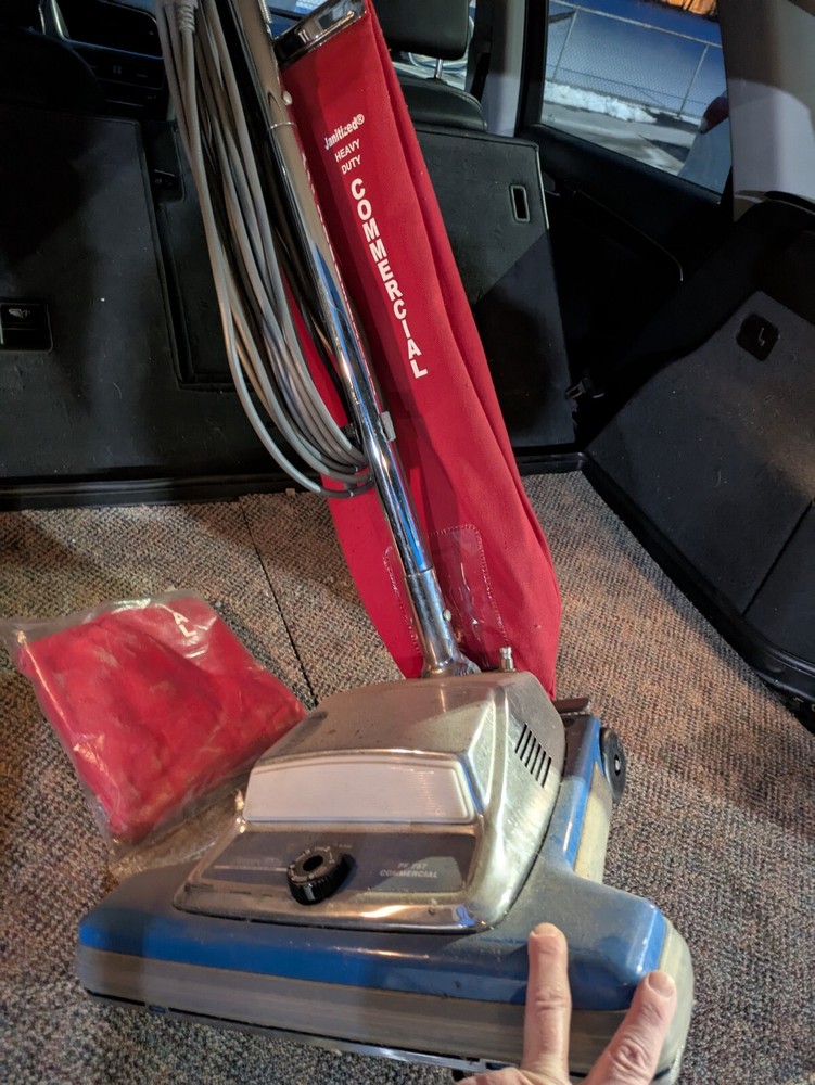 Powr-Flite 16” Commercial Shake-Out? Bag Upright Vacuum PF757 Wide Track