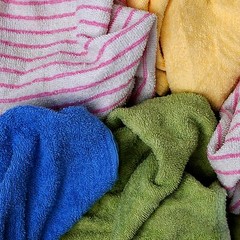 Color Terry Towel 100% Cotton Cleaning Rags-10 lbs. Bag – Multipurpose Cleaning