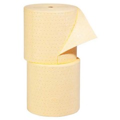 Pig Mat625 Sorbent Roll, 40 Gal, 15 In X 150 Ft, Universal, Yellow,