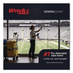 WypAll 05120 L10 9.38″ x 10.25″ Banded Windshield Wipers (140/Pk, 16 Pk/Ct) New