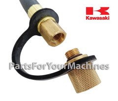 OEM FLEXIBLE OIL DRAIN TUBE EXTENSION, KAWASAKI FH, FR, FS, FT, FX MODELS, 11B5