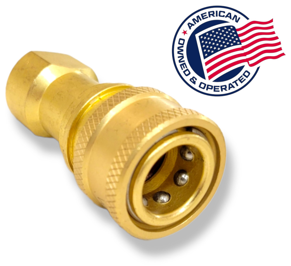 Brass Female Quick Disconnect QD 1/4″ Carpet Cleaning Extractor Wands & Hose