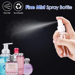 24 Pcs Spray Bottles 2oz / 55ml Clear Empty Mini White
