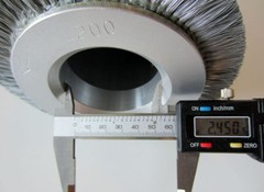 24″ Long Abrasive Brush Roller 1200 Grit 6″ Diameter Cylindrical Roll NEW