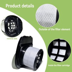 IX141 Replacement Filter for Shark Rocket Pro IX140 IX142 IZ140 IZ140C…