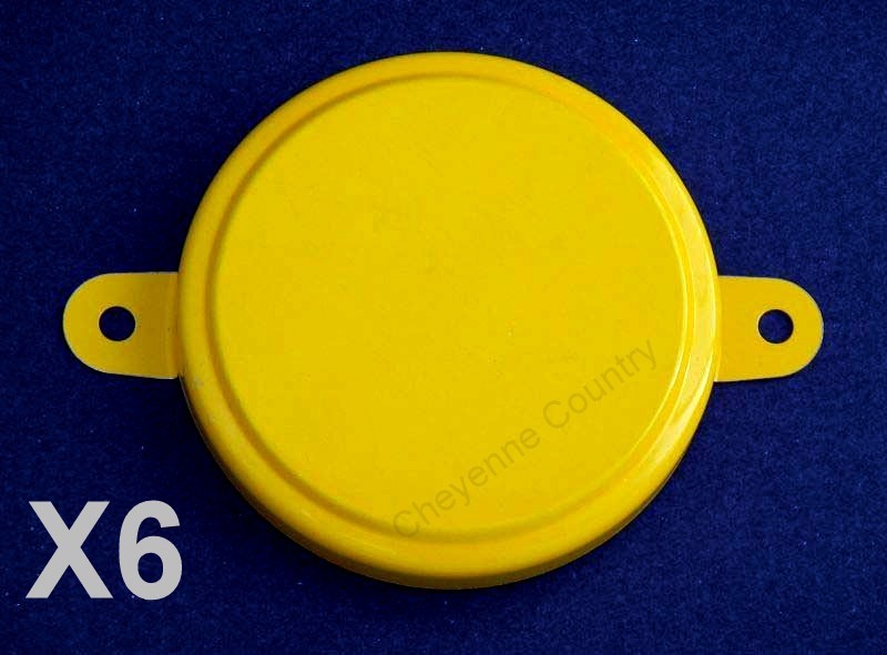2″ Metal Capseal yellow Package of 6