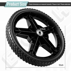 308451053 Replacement Wheel (Diameter: 12″ Width: 1.75″ Center 12 inches