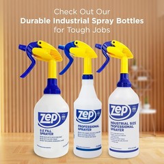 ZEP Professional Sprayer Bottle, 32 oz, Pack of 3, 3 Spray Bottles, White