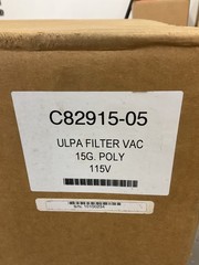 Minuteman 15 Gallon Dry Critical Filter Vacuum ULPA C82915-05 NIB